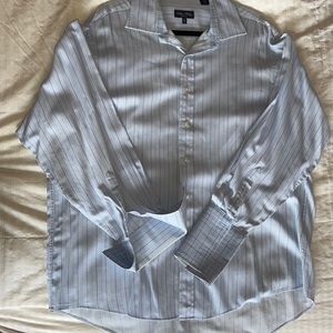 Sean John button down shirt. French cuffs. Neck Size US 17.5.